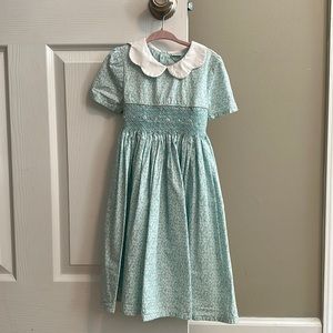 Edgehill Collection Scalloped Collar Dress 4T